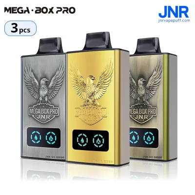 JNR Mega Box Pro 50K Pack de 3 | 3 Cigarettes Électroniques Rechargeables 50000 Puffs